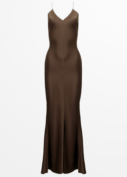 Платье ( Коричневый )