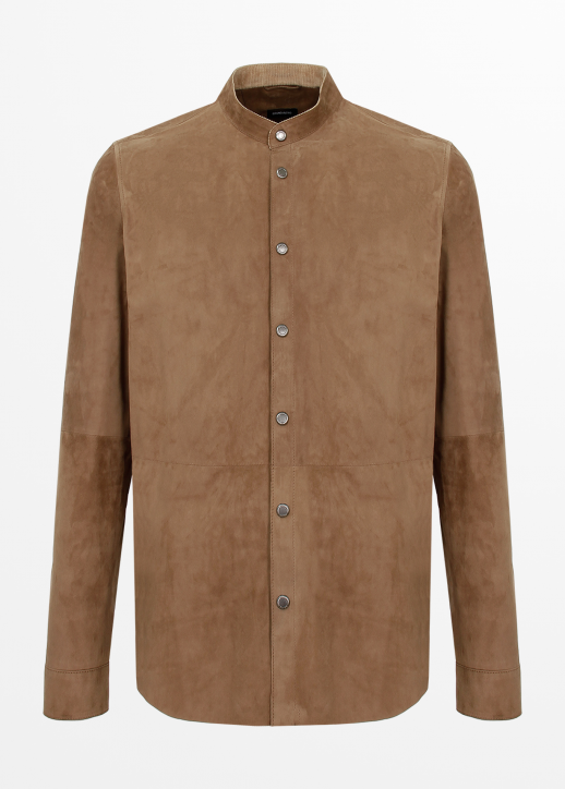 Рубашка замшевая ( Коричневый )